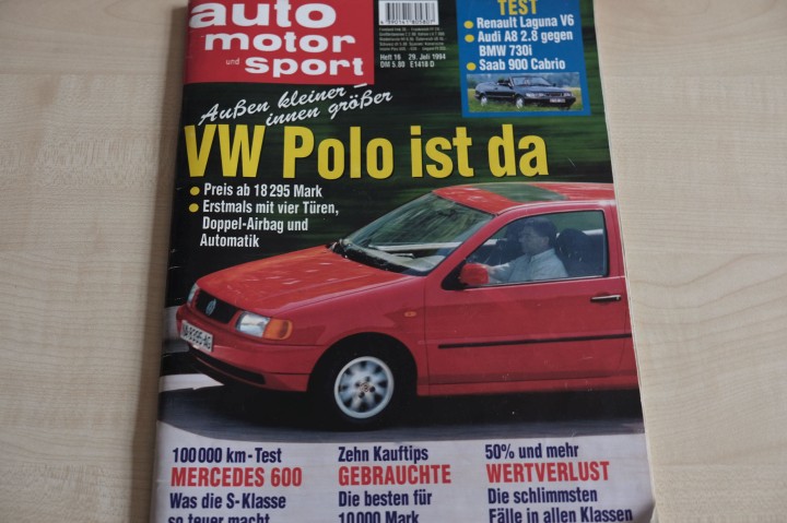Deckblatt Auto Motor und Sport (16/1994)